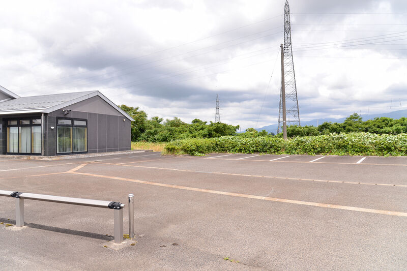 五泉市斎場 駐車場