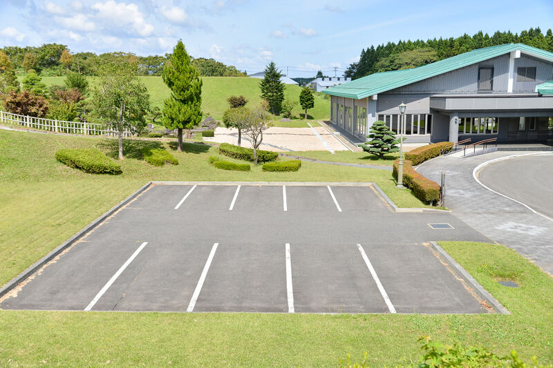 三沢市火葬場 駐車場