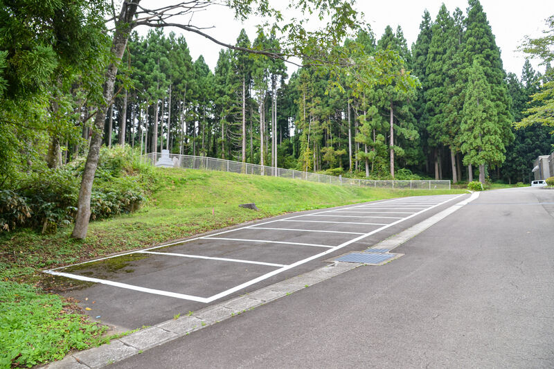 五城目町斎場 駐車場