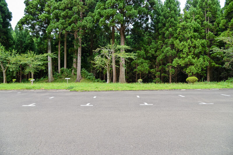男鹿市斎場 駐車場