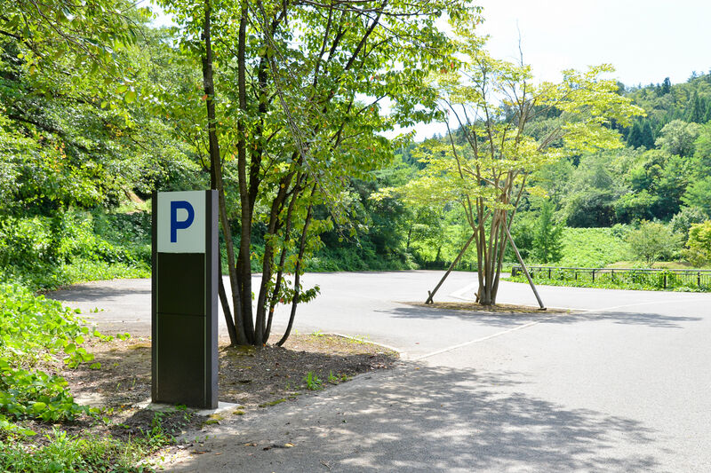 横手市東部斎場 駐車場