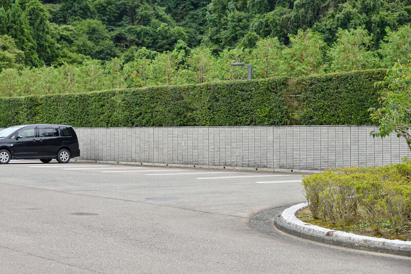 秋田市斎場 駐車場