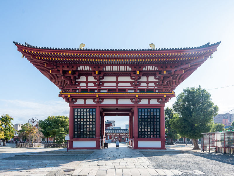 和宗総本山 四天王寺 阿弥陀堂 入口