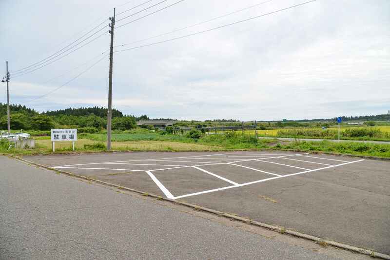 三種町火葬場 駐車場