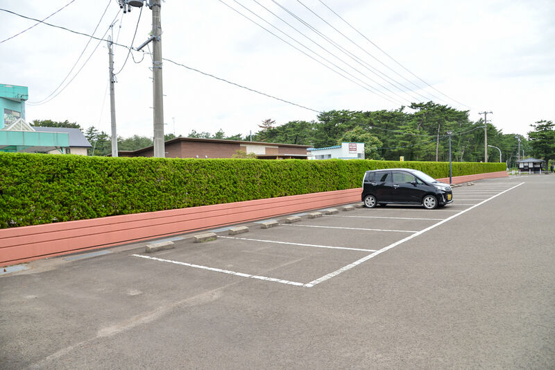 能代市斎場 駐車場