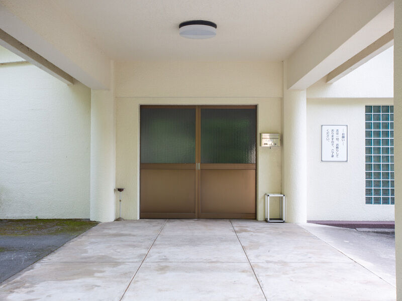 清水谷斎場 入り口
