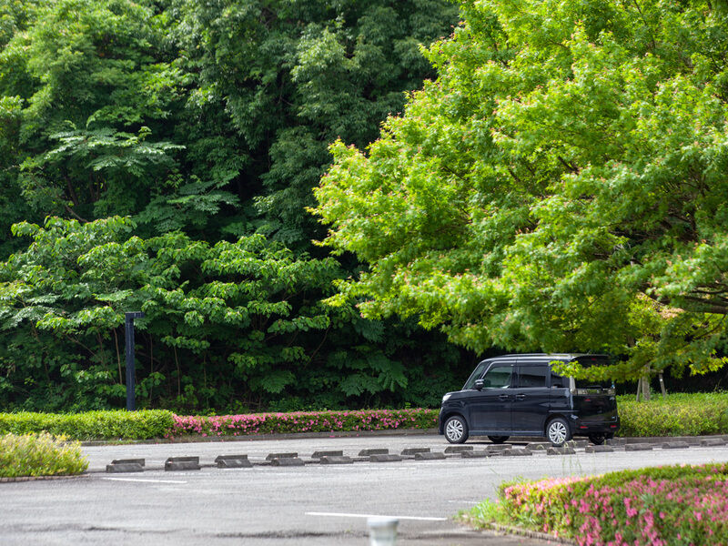 洲本市五色台聖苑火葬場 駐車場