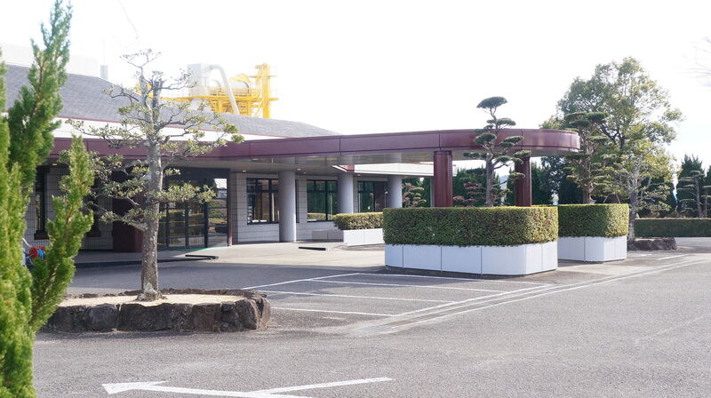 御坊市斎場 エントランス