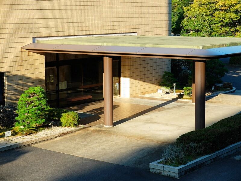 松江市斎場 入口