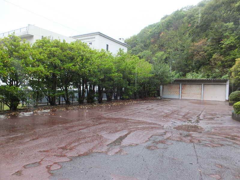 美波町日和佐斎場 駐車場1