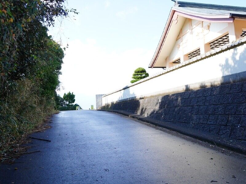 苓北町斎場 入口