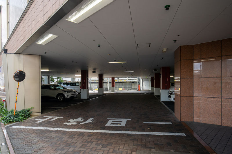 黒川斎場 駐車場1