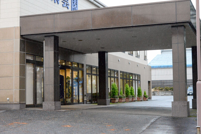 粟崎紫雲閣 入り口