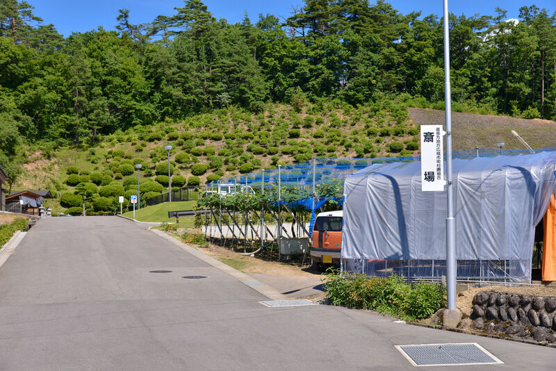 喜多方地方広域市町村圏組合斎場 入り口１