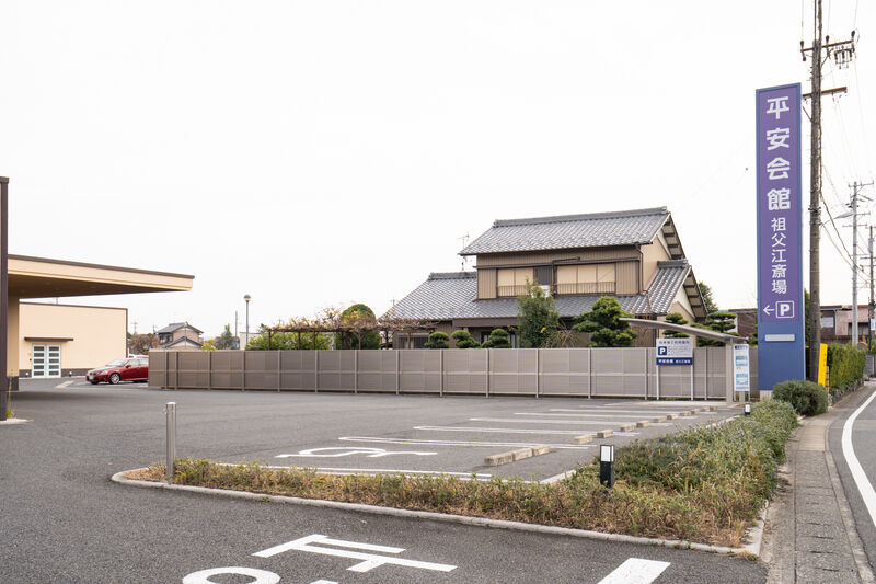 祖父江斎場 駐車場2