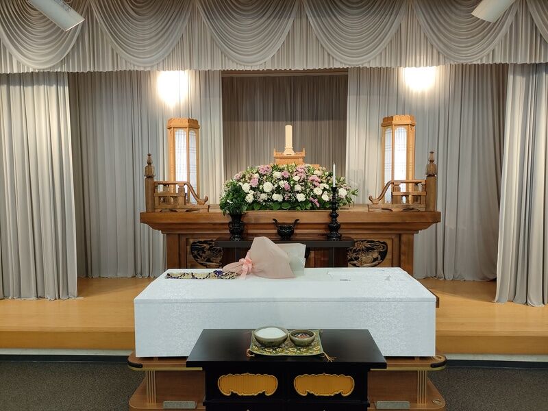 葬儀事例: 寺院会館を利用しての家族葬