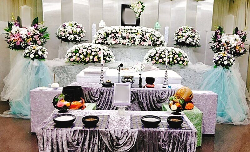 葬儀事例: 東京都内にて　民間斎場を借りての一日葬
