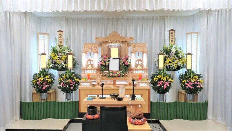 葬儀事例: 第5告別式場での家族葬
