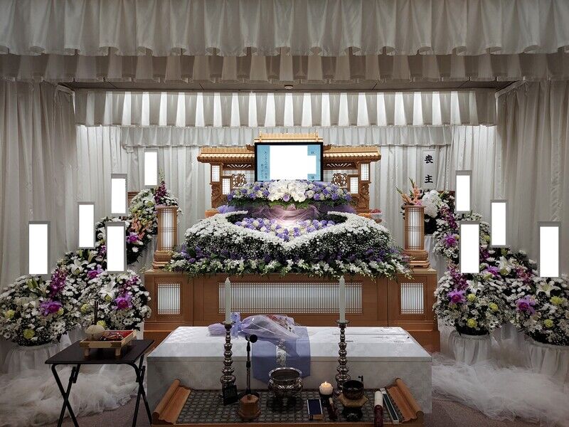 葬儀事例: 通夜葬儀一般の方もご参列の式