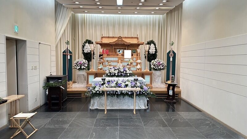 葬儀事例: 浦安市斎場での一日葬