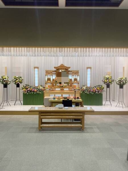 葬儀事例: 茨木市営葬儀　第3告別式場での家族葬