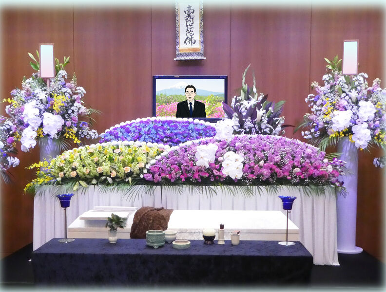 葬儀事例: 家族葬　桜55