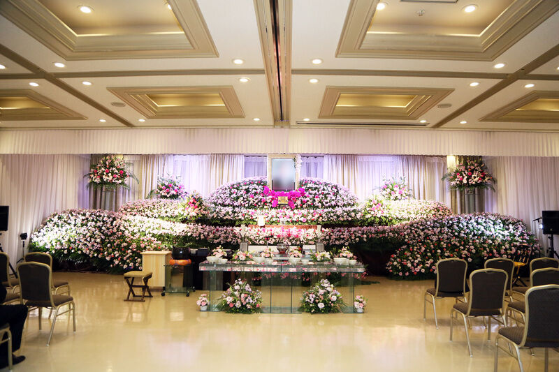 葬儀事例: 桐ケ谷斎場　雲の間にて大型一般葬