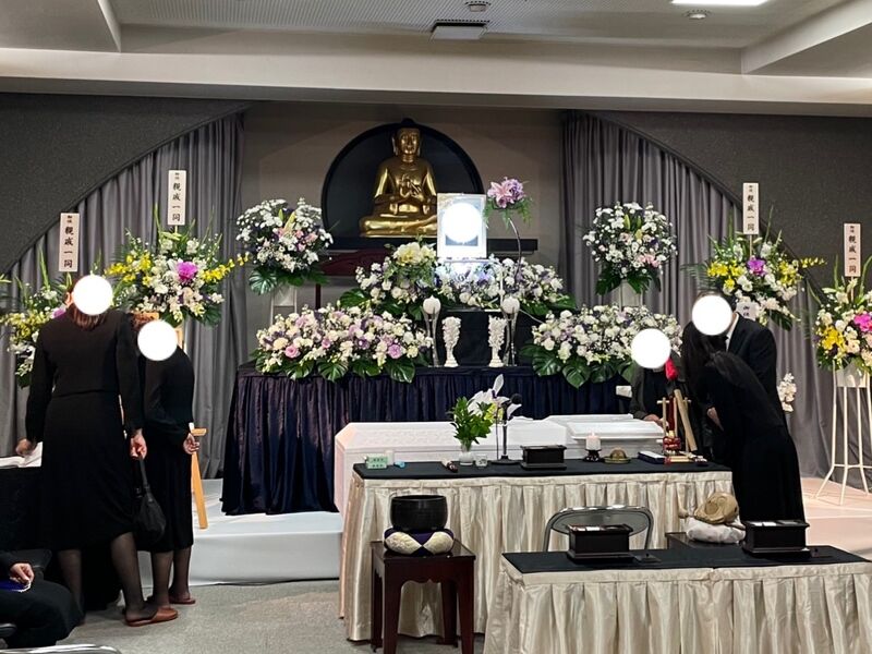 葬儀事例: お寺のお葬式　名古屋市中区でお葬式をしたい