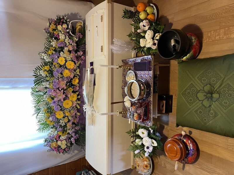葬儀事例: 地元、北広島市での自宅葬