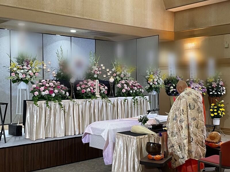 葬儀事例: 半田斎場での家族葬　最後はご自宅で看取り安らかなる旅立ち