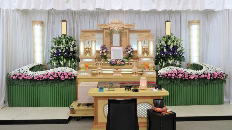 茨木市営葬儀 祭壇