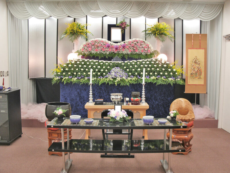 家族葬生花祭壇