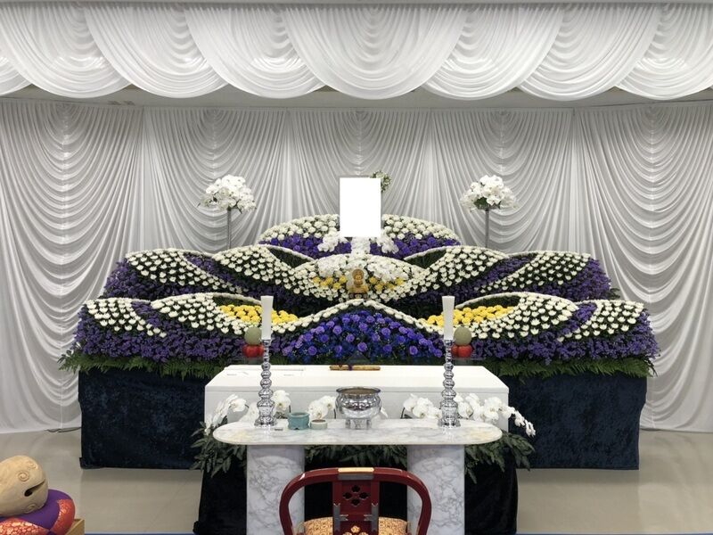 JAの一般葬 生花祭壇(カシオペア)