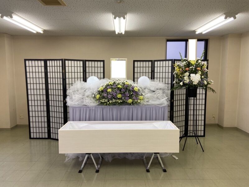 神戸市東灘区寺院会館 家族葬￥４００,０００-税込