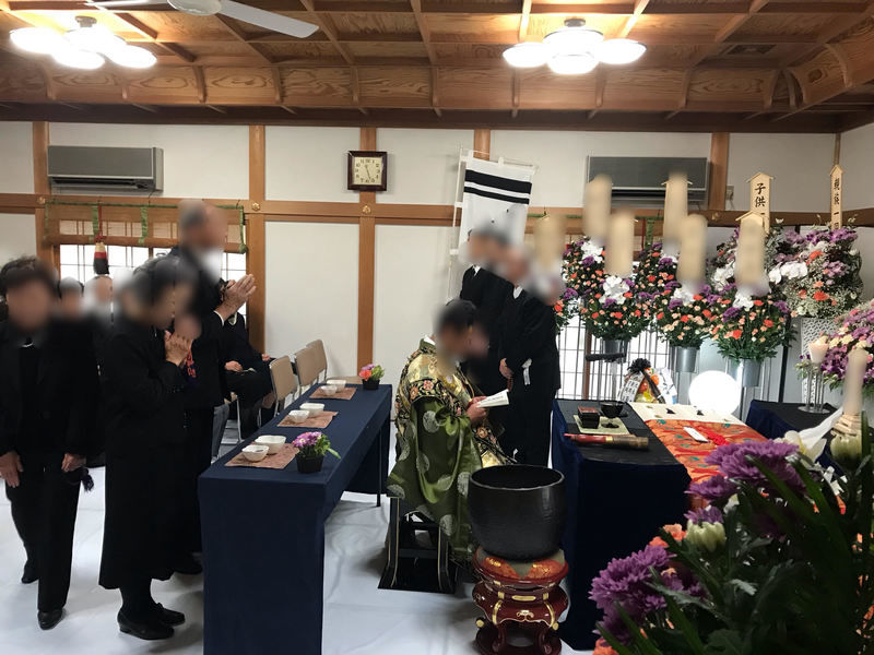 京都府寺院での葬儀