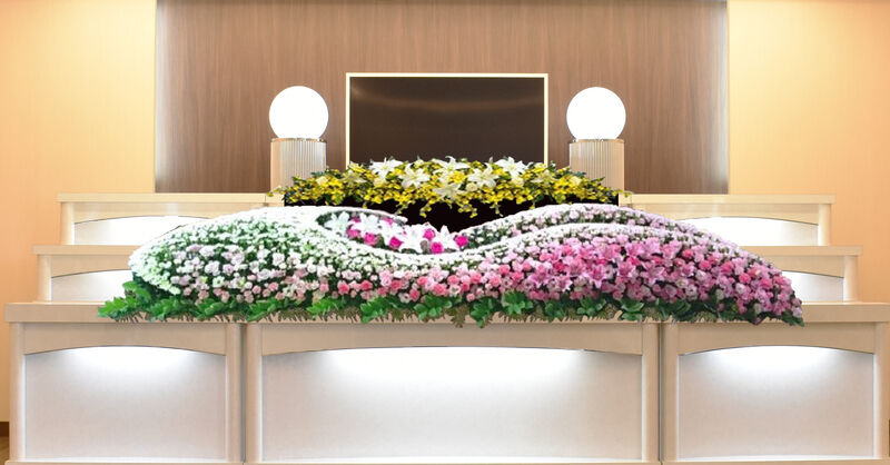 スカイホール白寿　生花祭壇